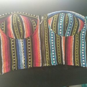 Multicolor Bustier